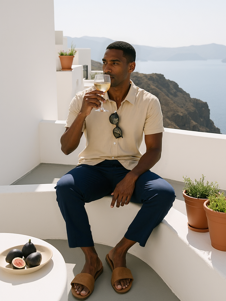Chemise décontractée à manches courtes