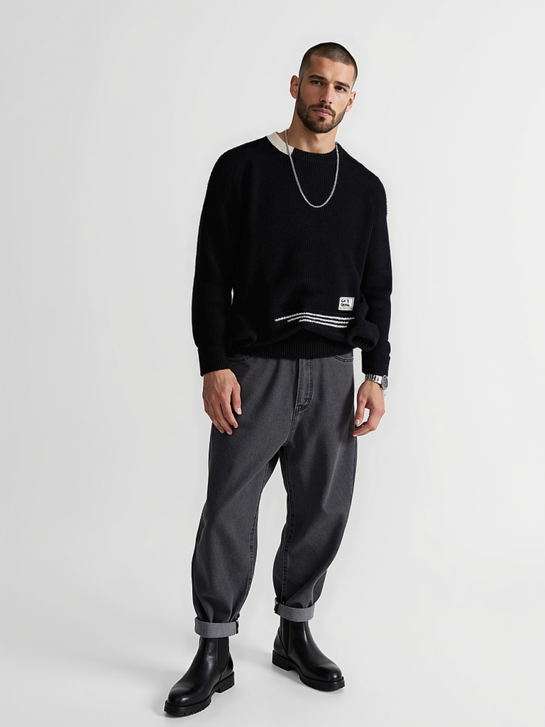 Casual Crewneck Sweater