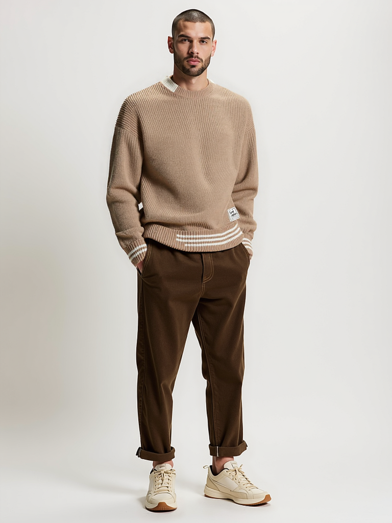 Casual Crewneck Sweater