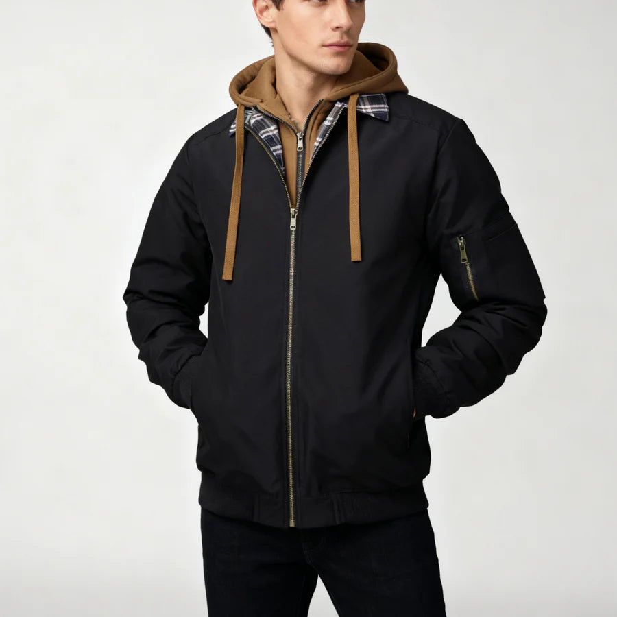 Men’s Hooded Bomber Jacket