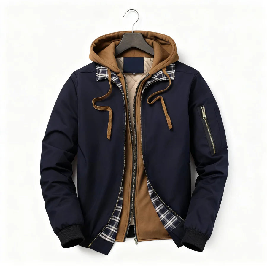 Men’s Hooded Bomber Jacket