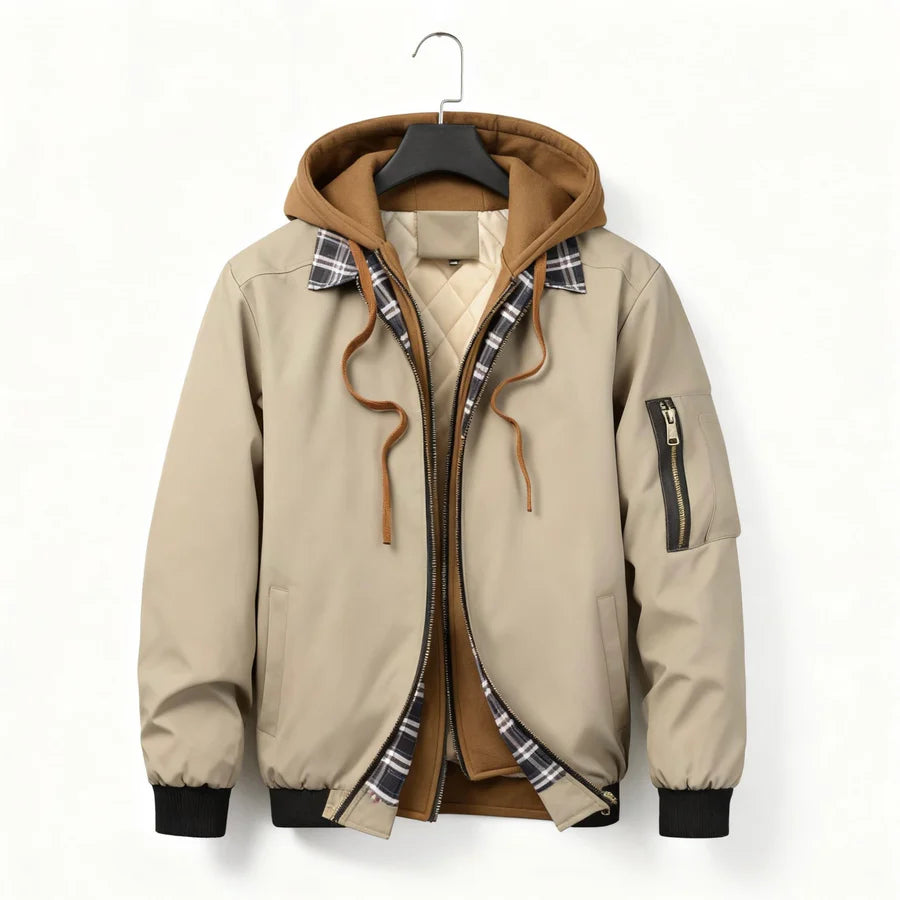 Men’s Hooded Bomber Jacket