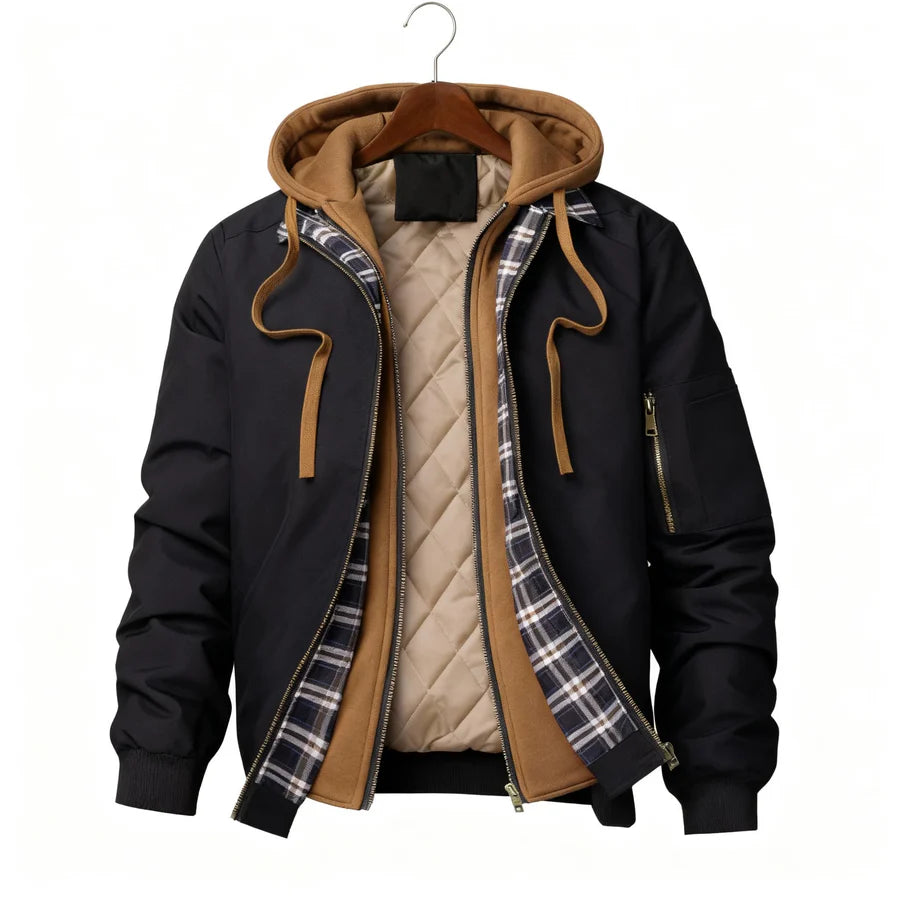 Men’s Hooded Bomber Jacket