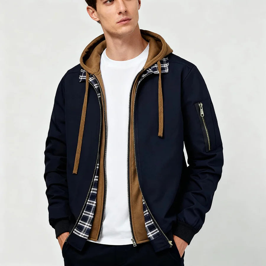 Men’s Hooded Bomber Jacket