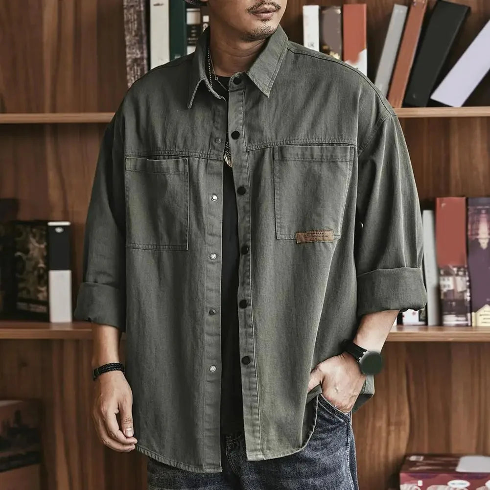 Retro Button-Up Shirt