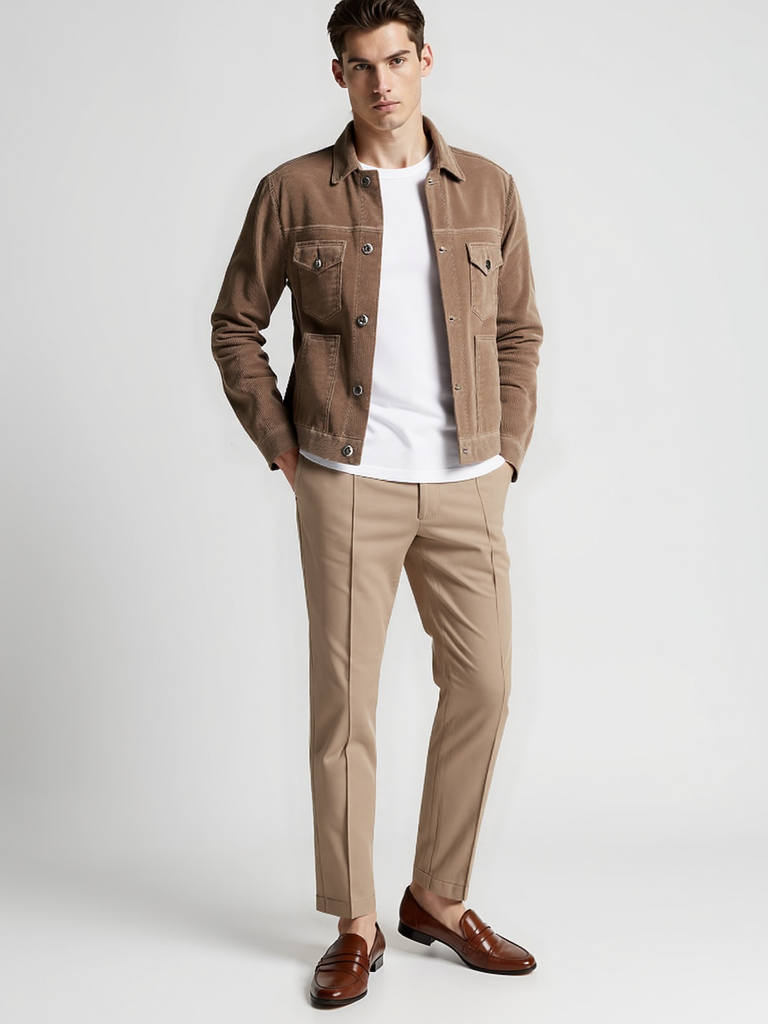Cotton Button Jacket