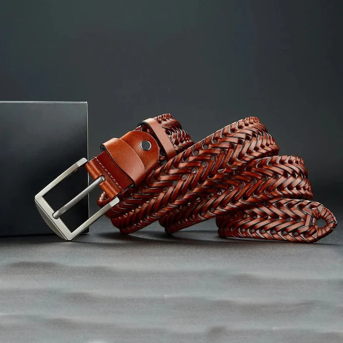 Braided Leather Belt