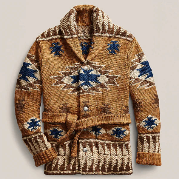 Patterned Cardigan Knit