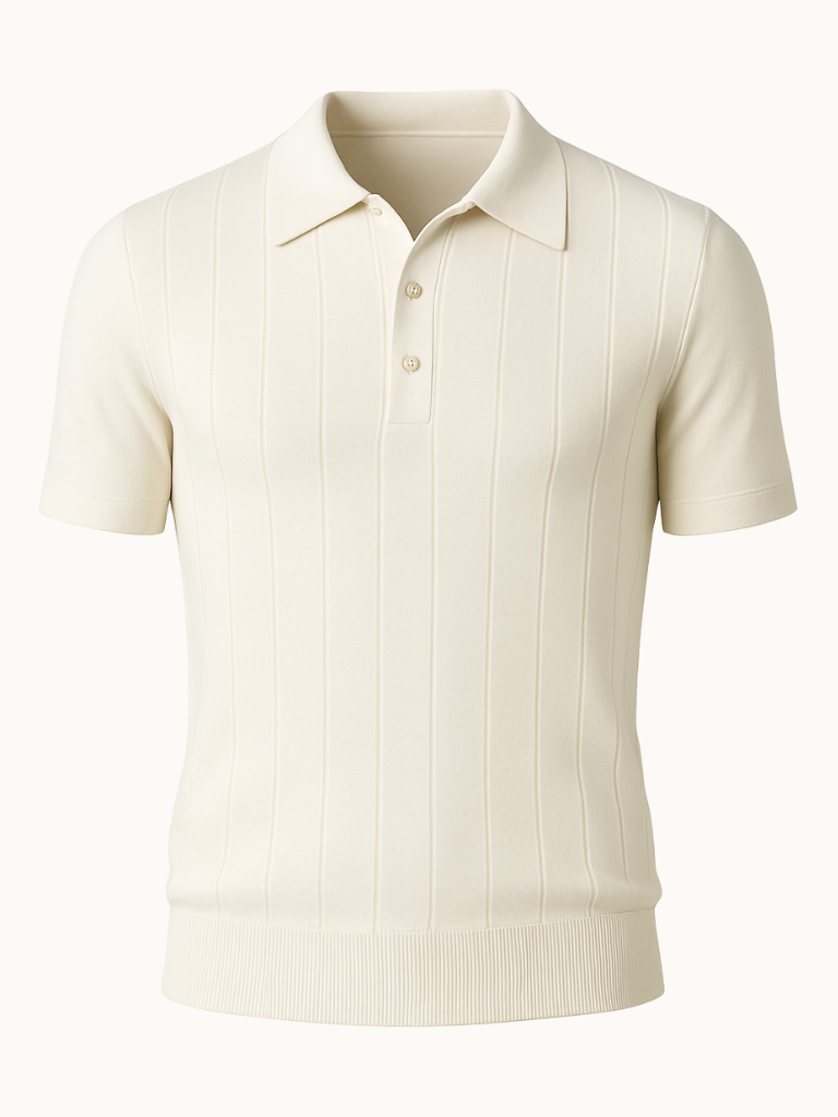 Polo coupe slim pour homme