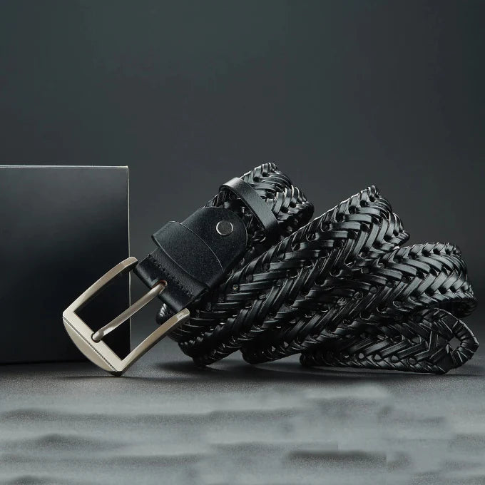 Braided Leather Belt