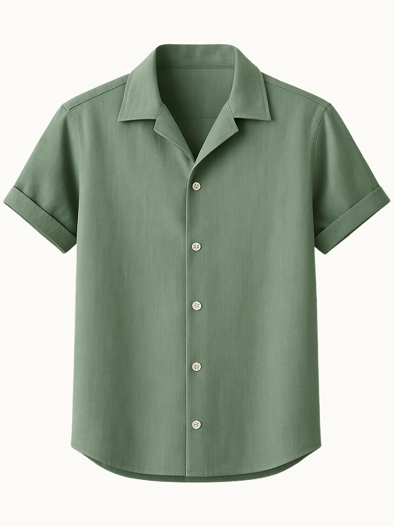 Chemise décontractée à manches courtes