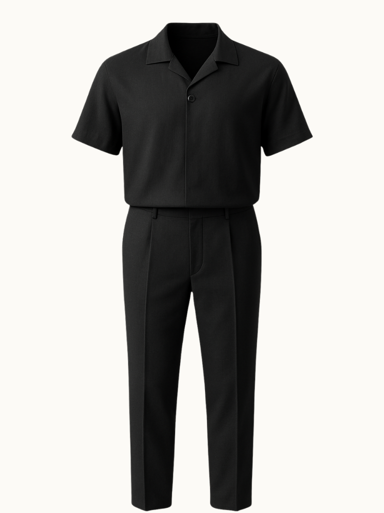 Ensemble chemise et pantalon classiques pour homme