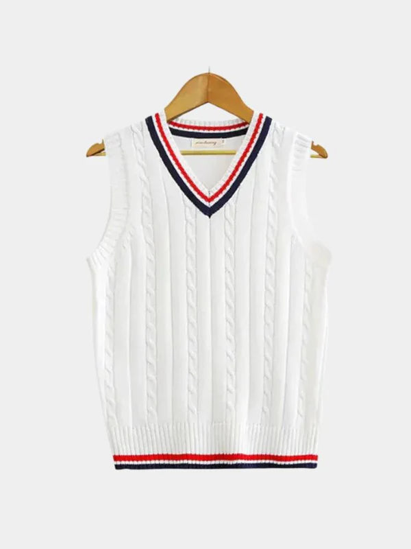 Ribbed Knit Vest