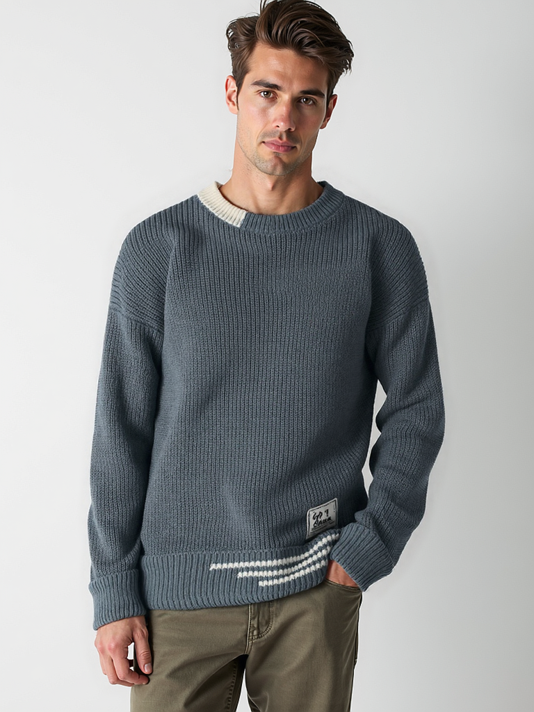 Casual Crewneck Sweater