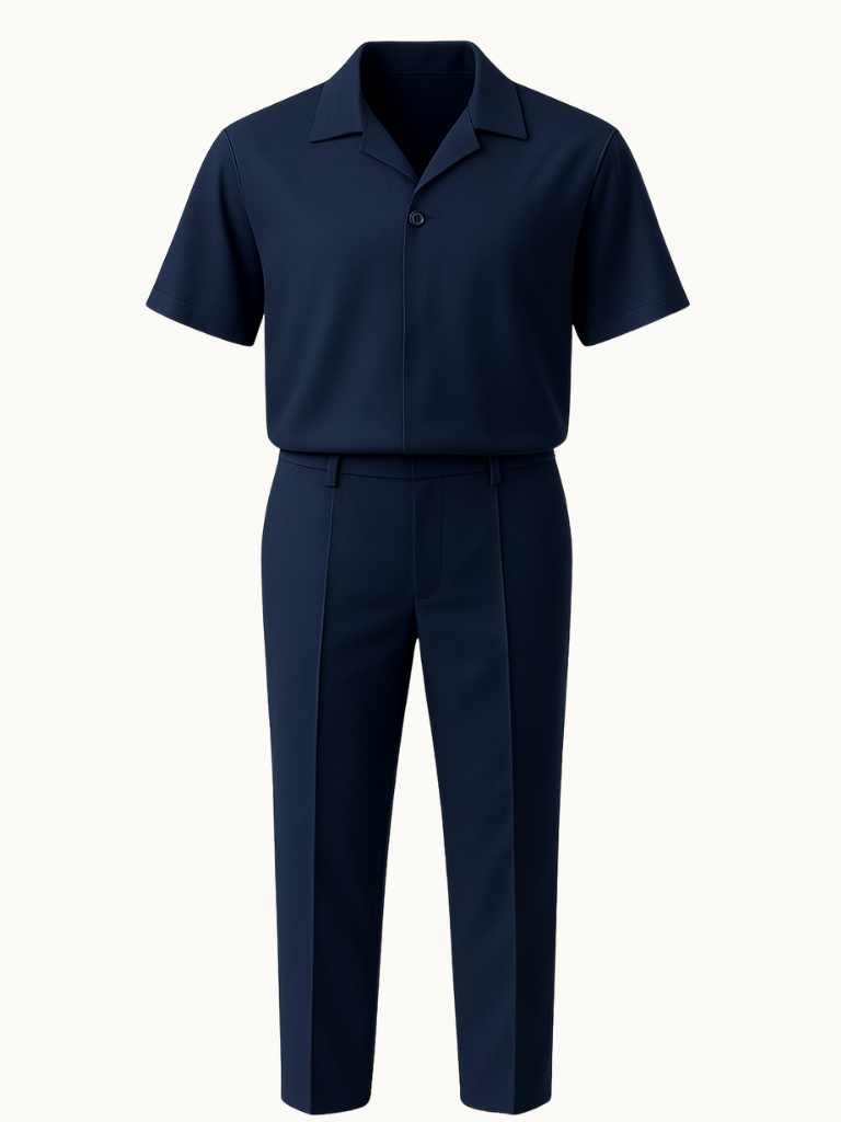 Ensemble chemise et pantalon classiques pour homme