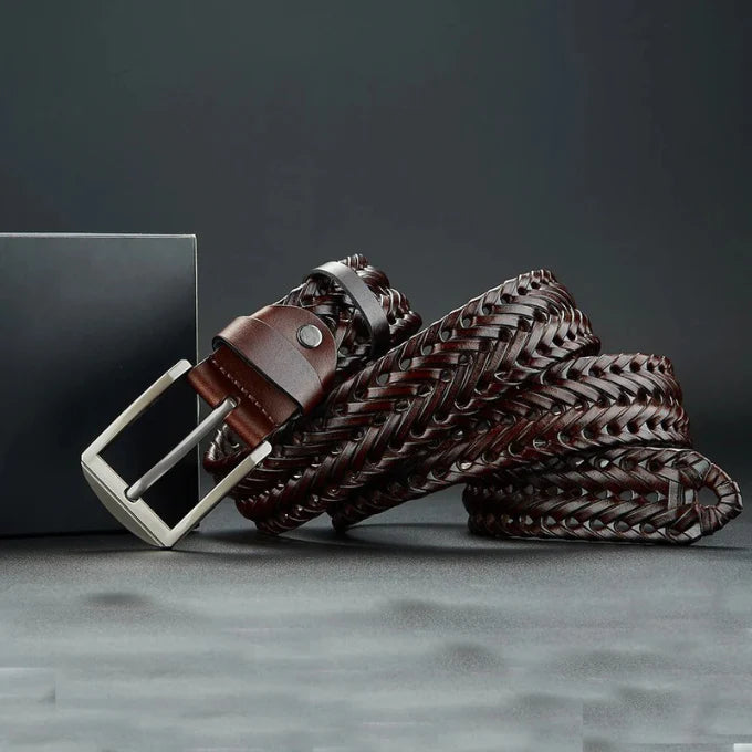 Braided Leather Belt