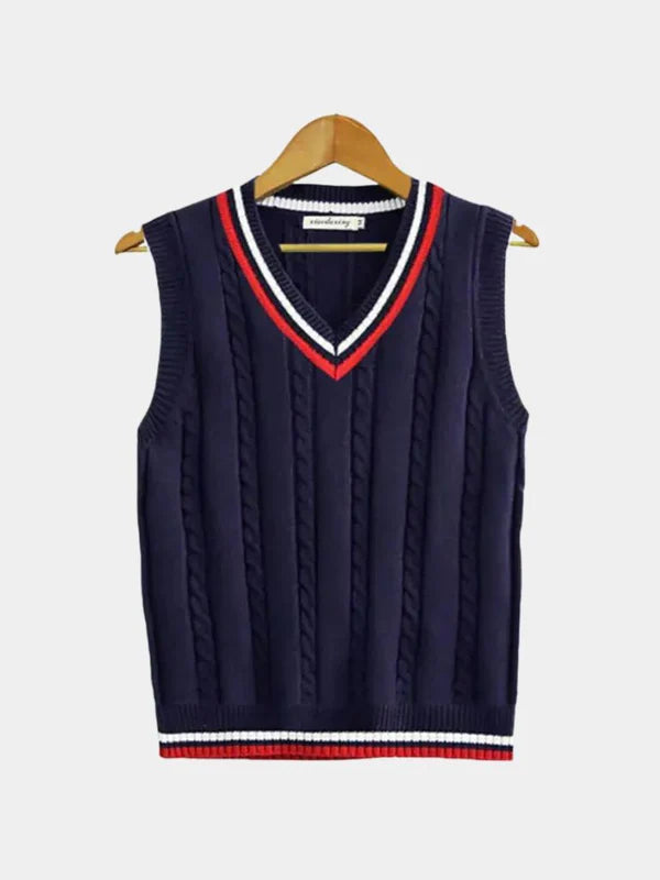 Ribbed Knit Vest