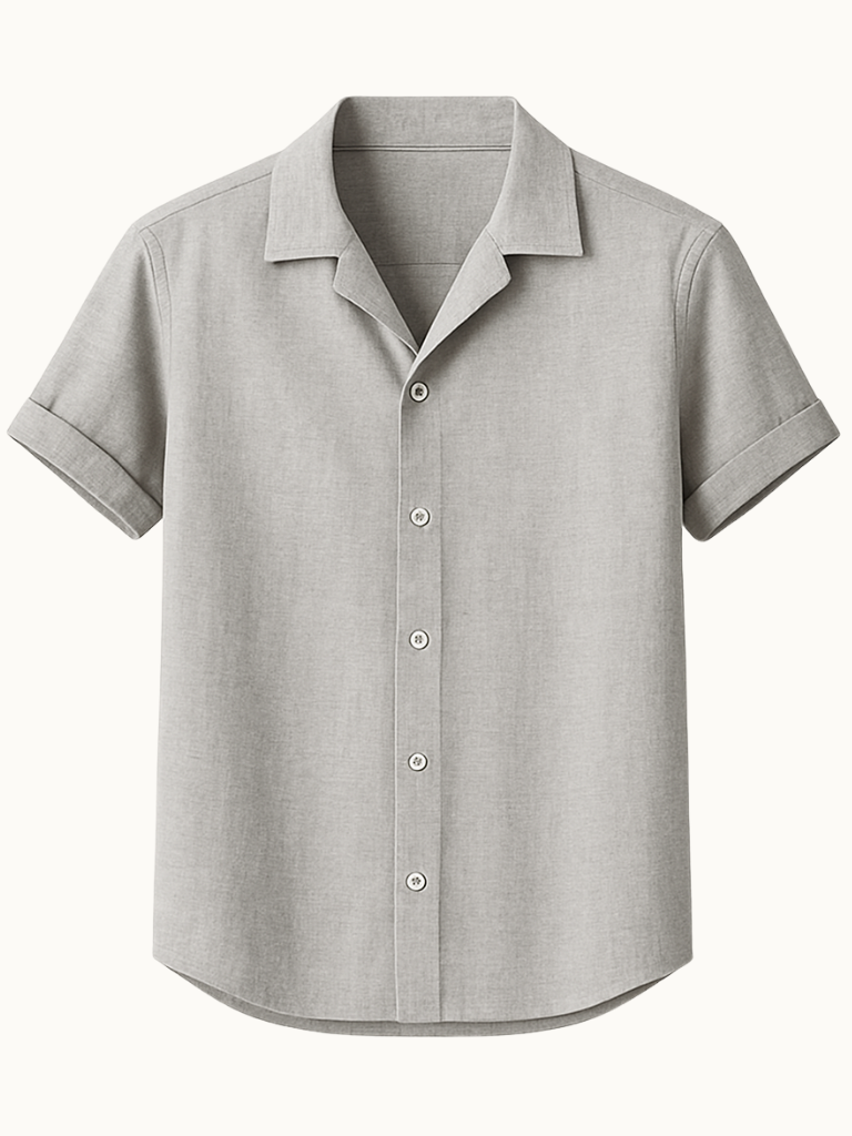Chemise décontractée à manches courtes