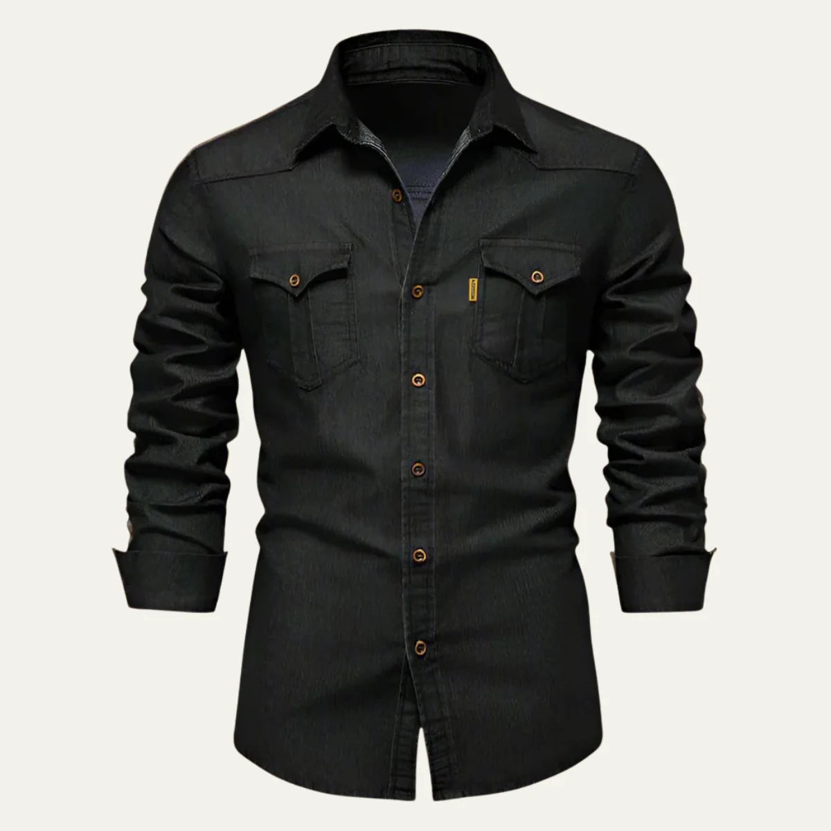 Slim-Fit Denim Shirt