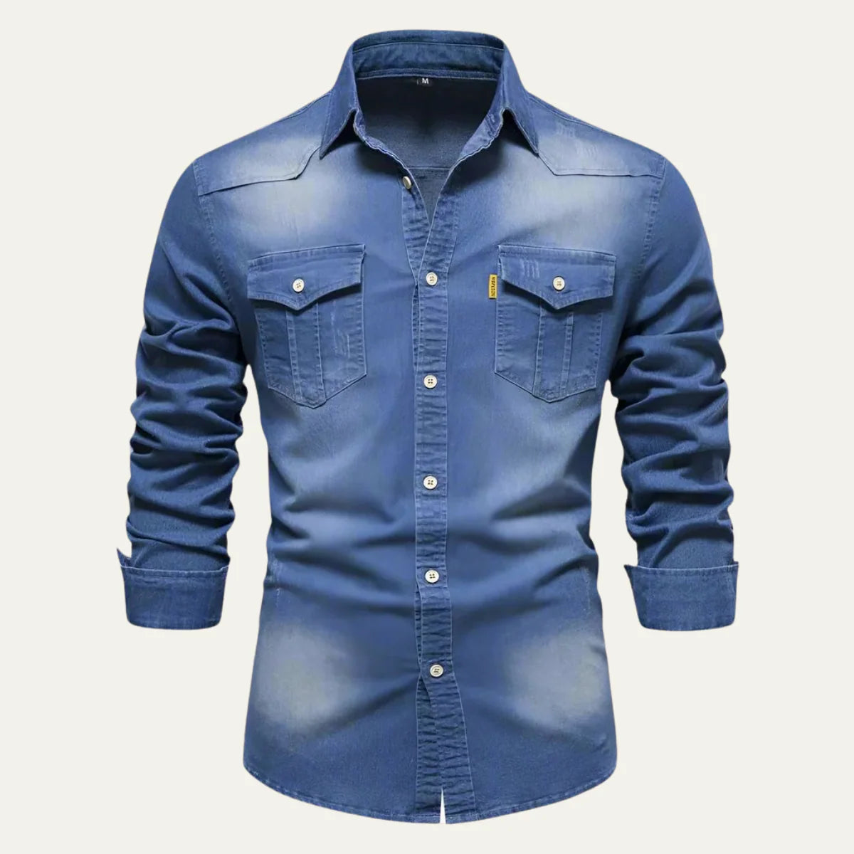 Slim-Fit Denim Shirt