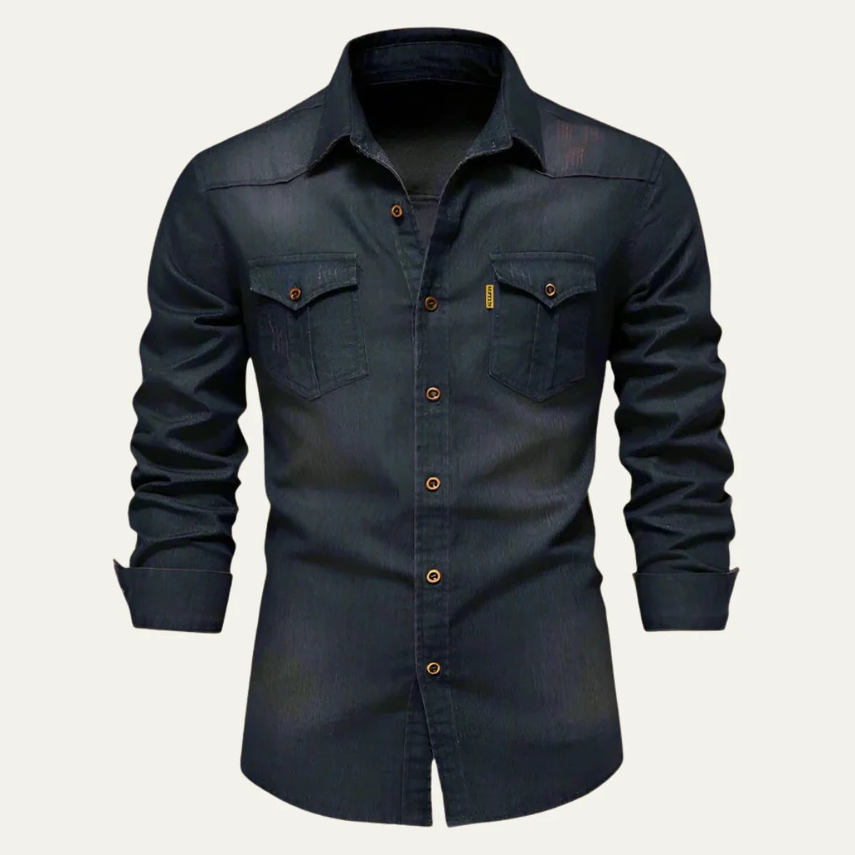 Slim-Fit Denim Shirt