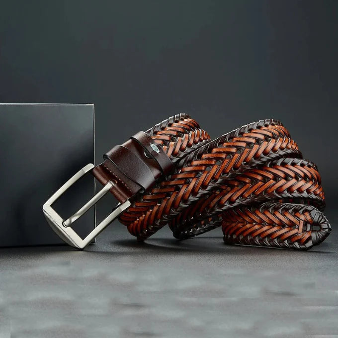 Braided Leather Belt