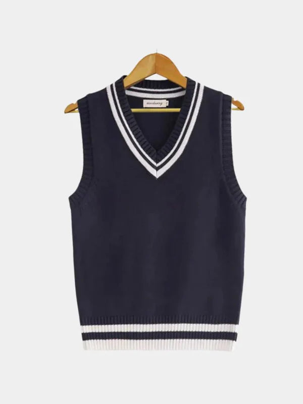 Ribbed Knit Vest