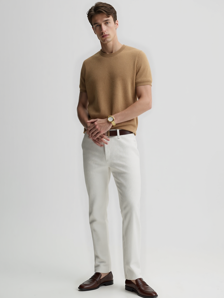 Cashmere Crewneck T-Shirt