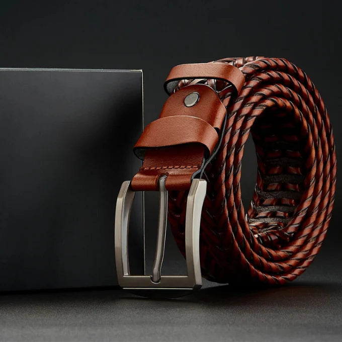 Braided Leather Belt