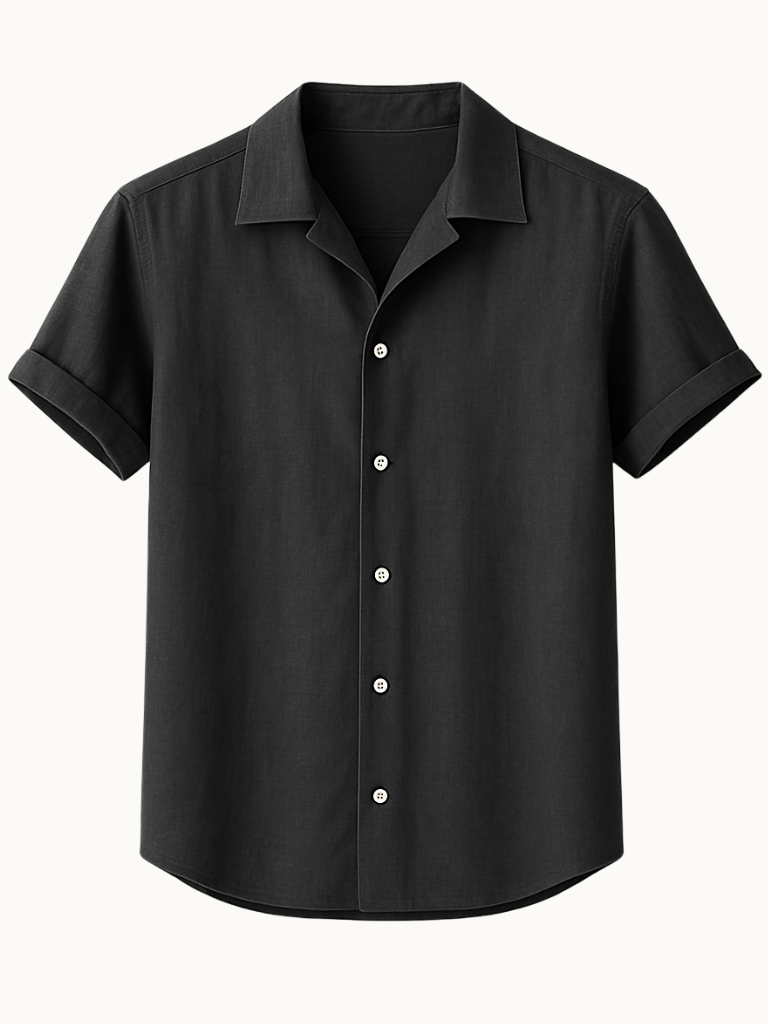 Chemise décontractée à manches courtes