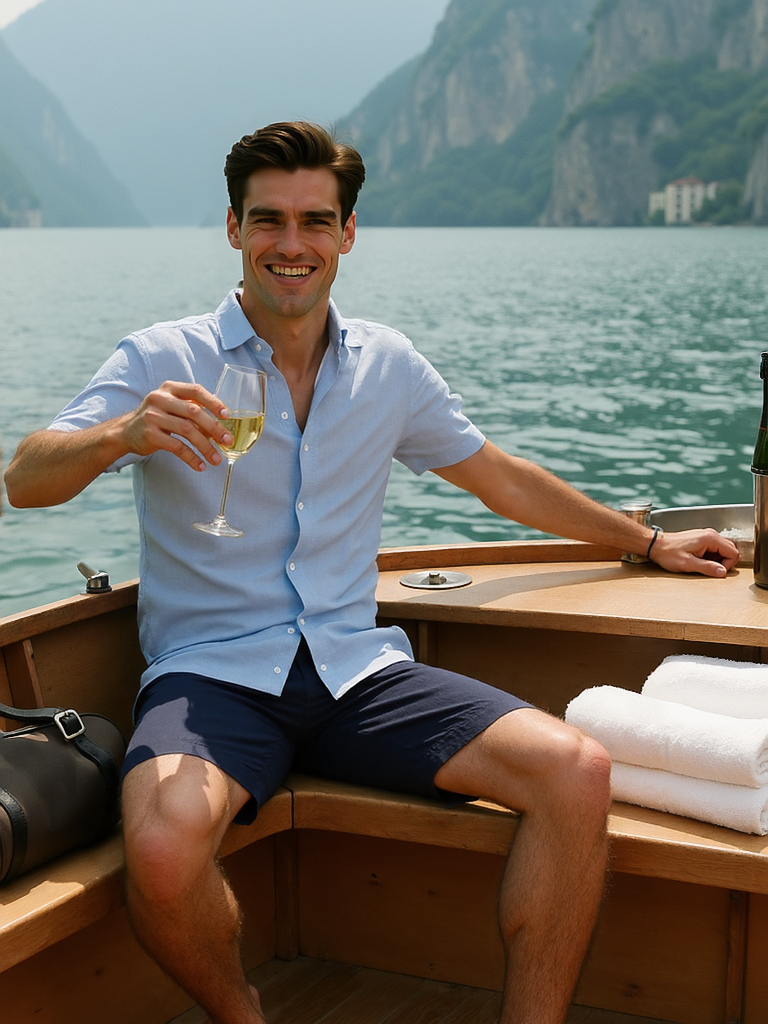 Chemise décontractée à manches courtes