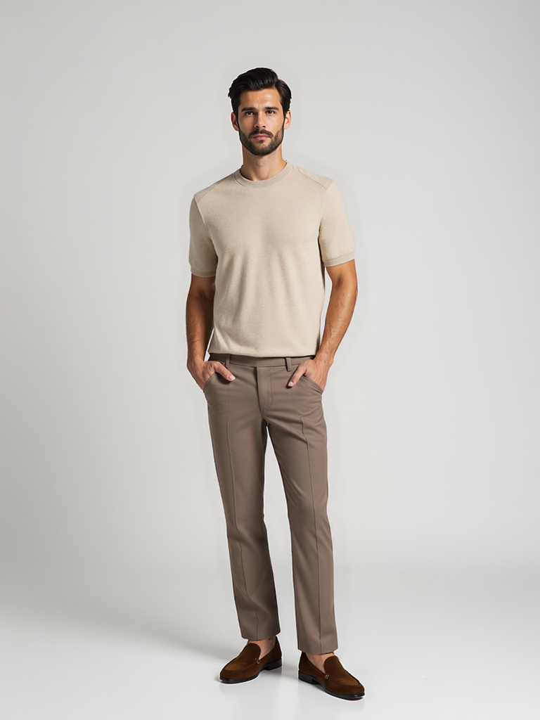 Cashmere Crewneck T-Shirt