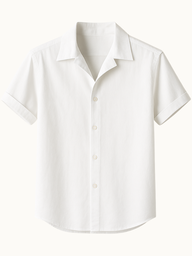 Chemise décontractée à manches courtes