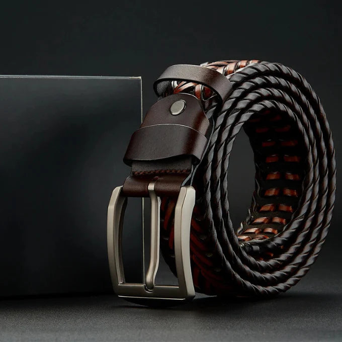 Braided Leather Belt