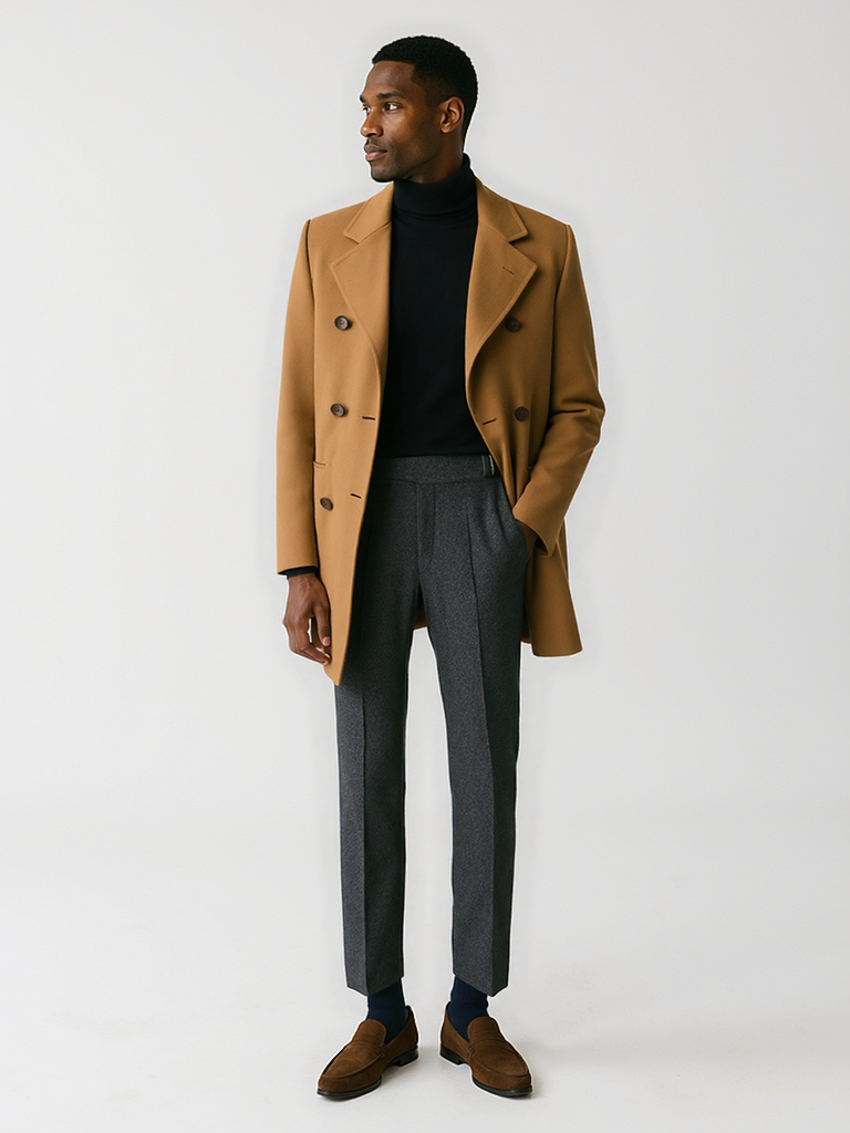 Pantalons plissés pour hommes