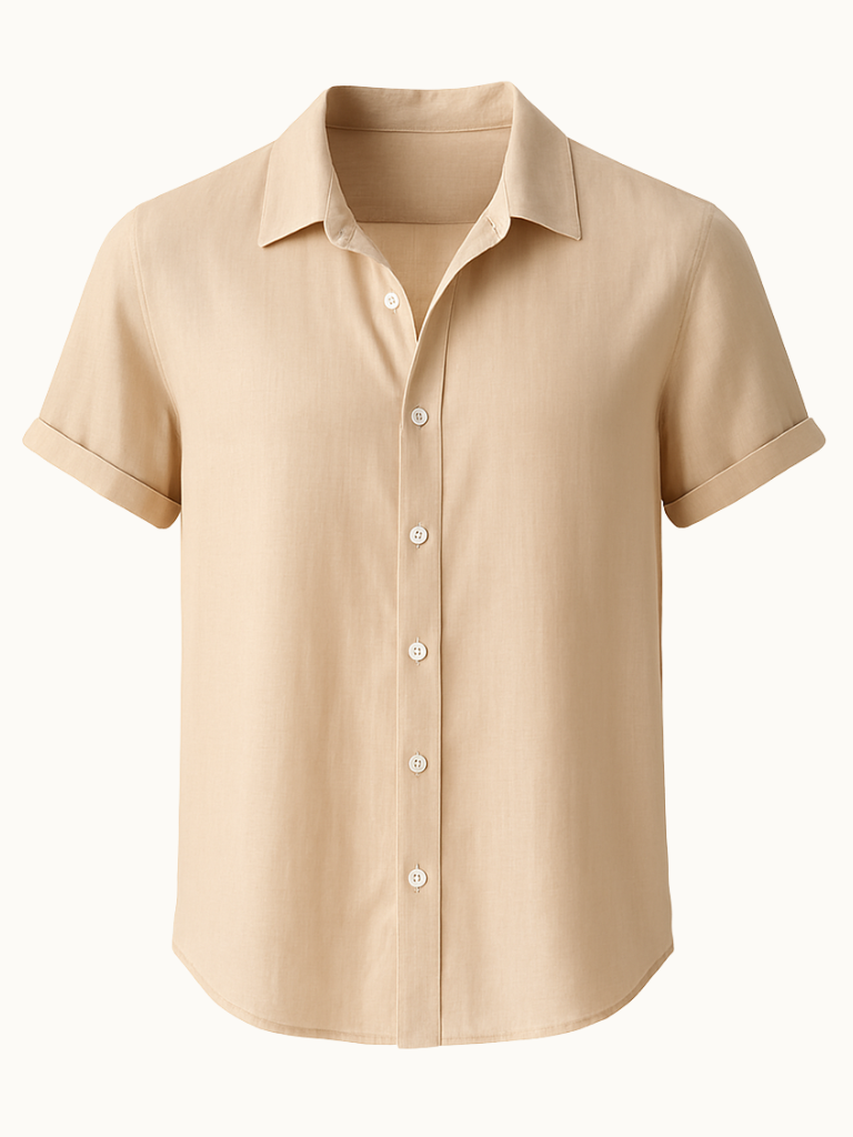 Chemise décontractée à manches courtes