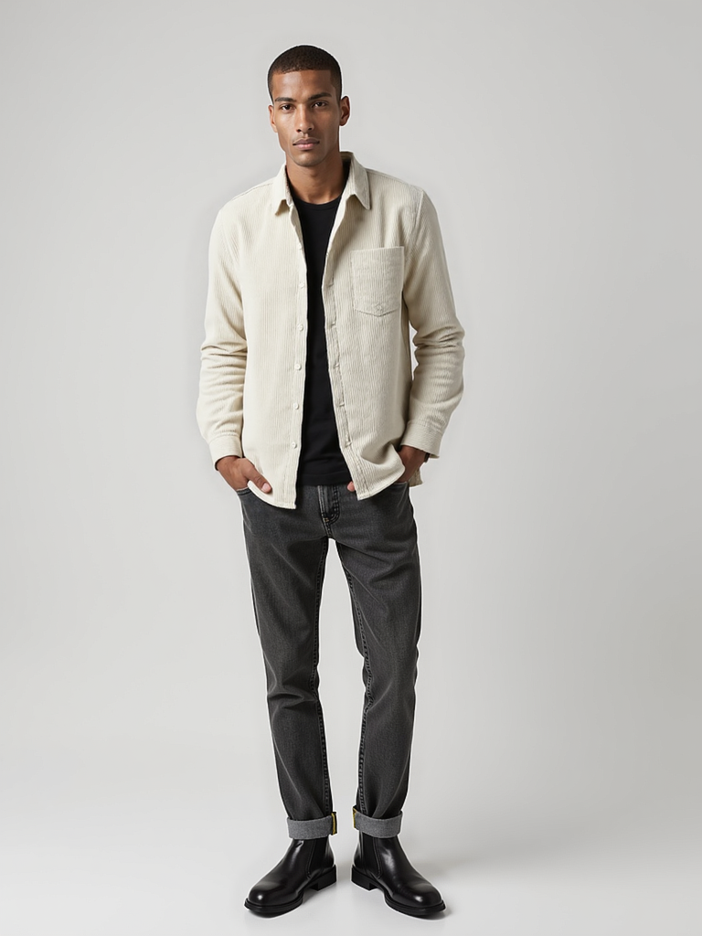 Corduroy Long Sleeve Shirt