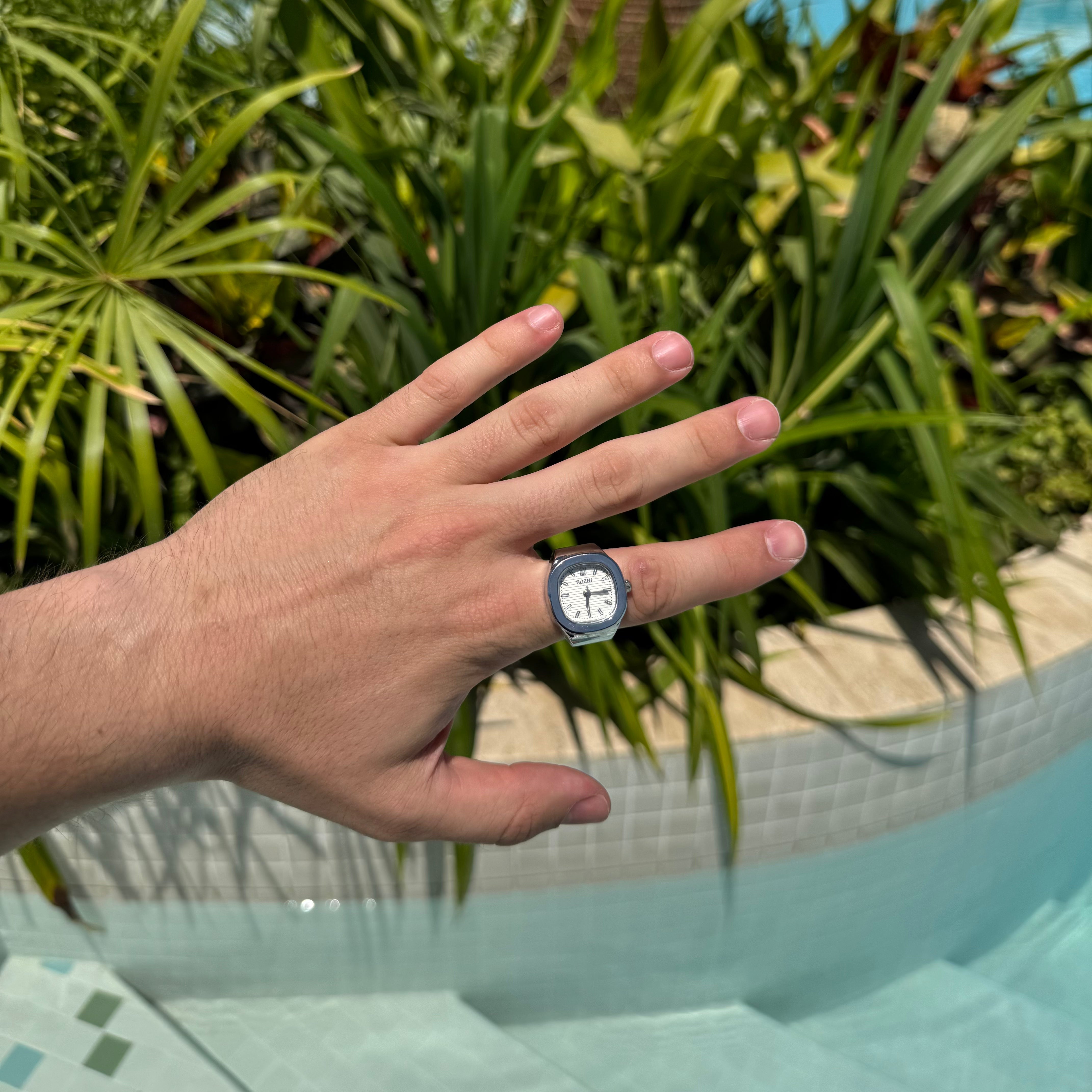 Elegant Touch Ring Watch