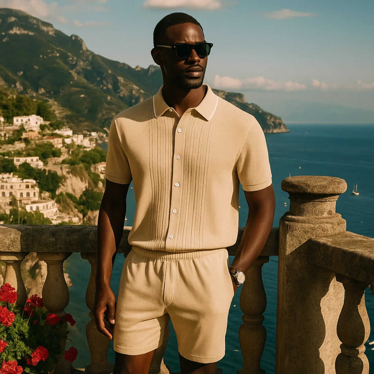 Ensemble polo et short d'été