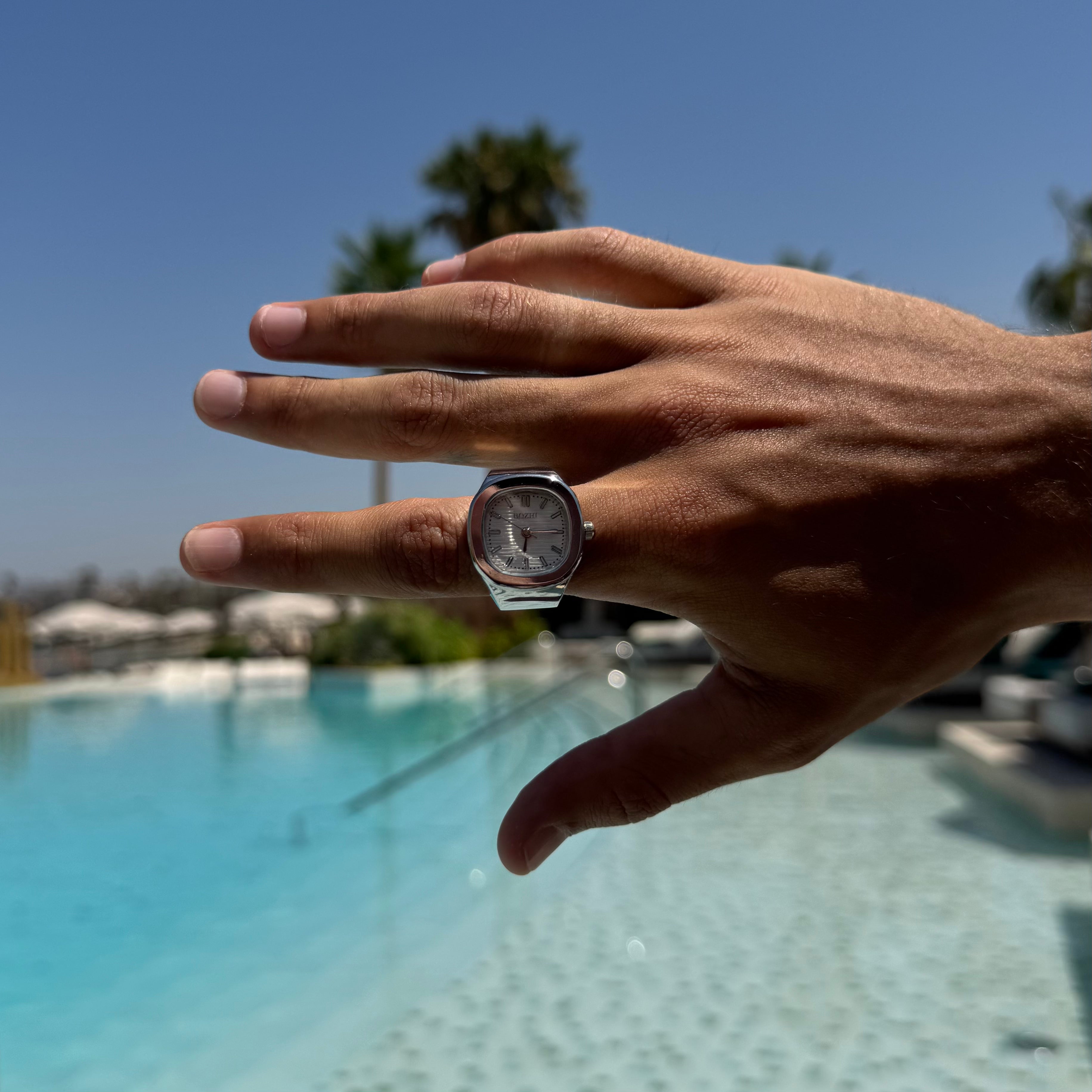 Elegant Touch Ring Watch