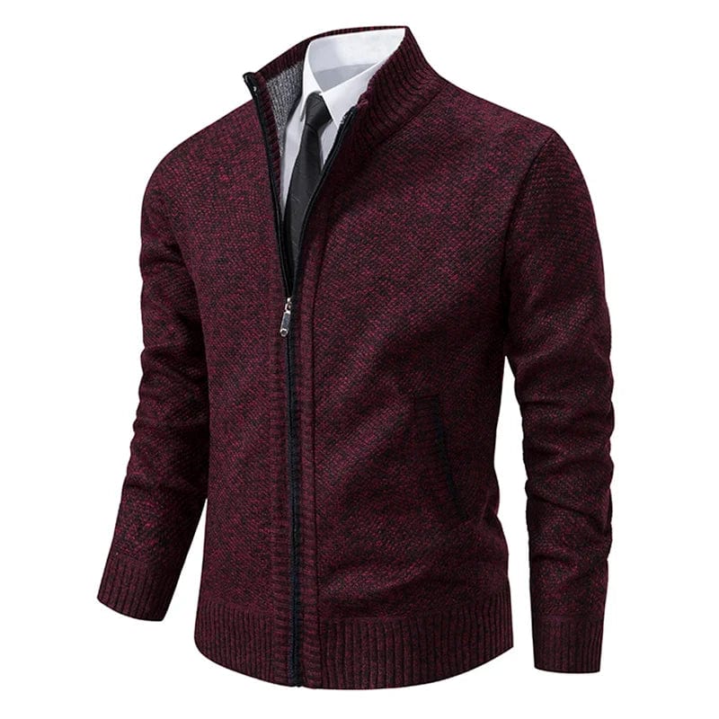 Men's Zip-Up Cardigan Sweater