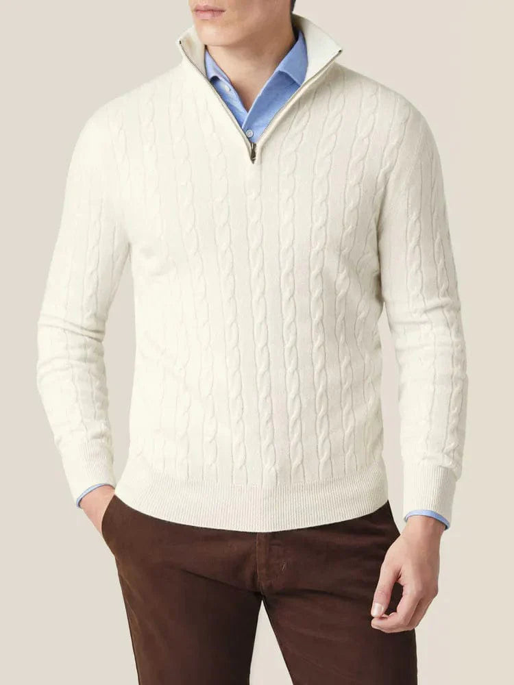 Men's Cable-Knit Sweater