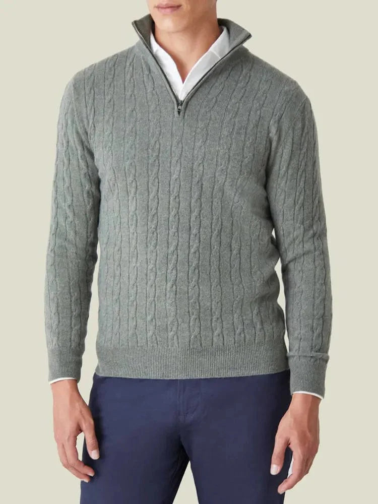 Men's Cable-Knit Sweater