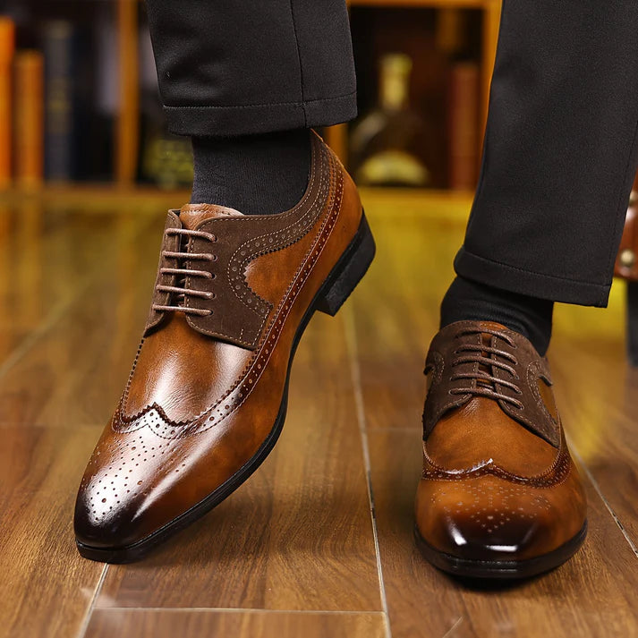 Classic Brogue Oxford Shoes