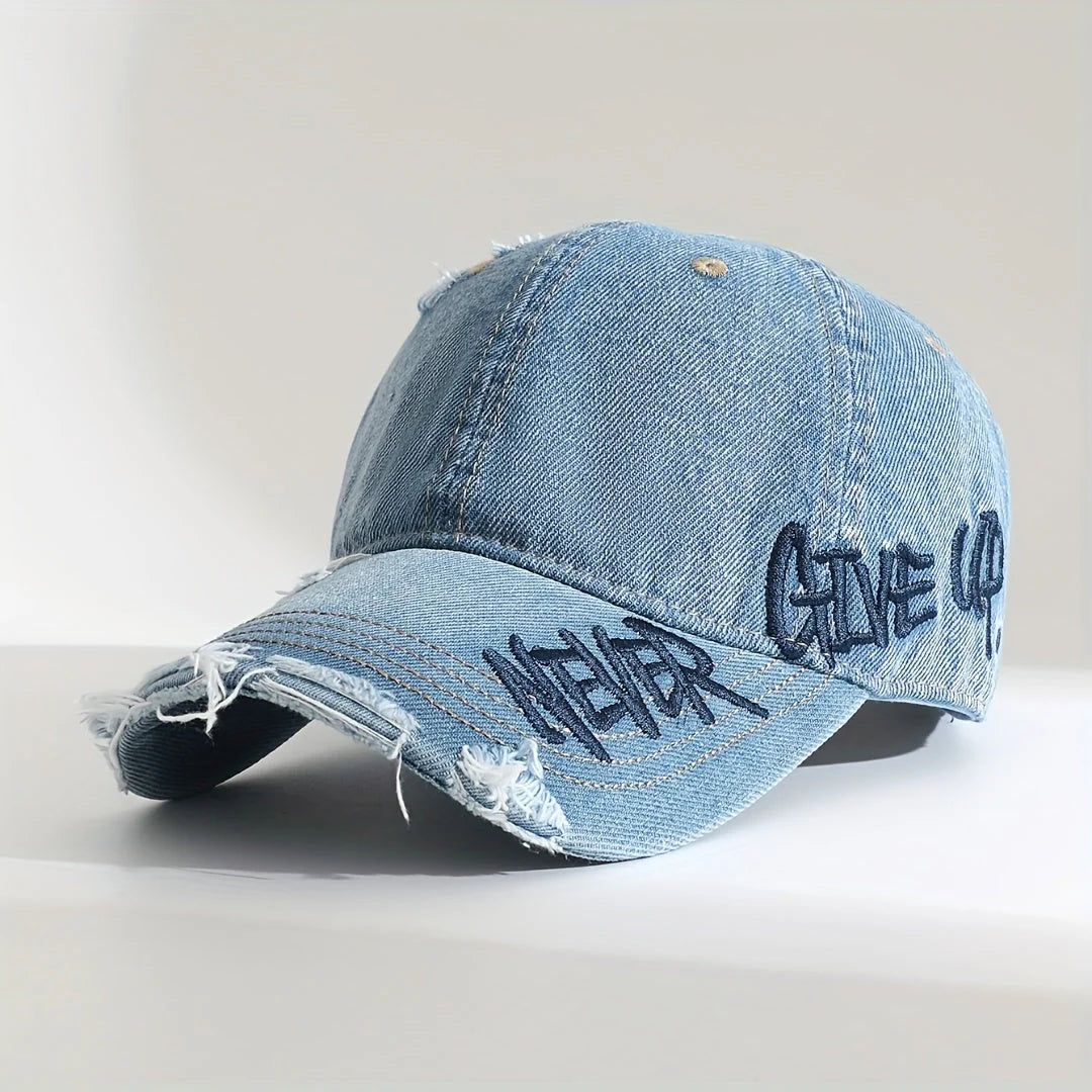 Vintage Washed Denim Cap