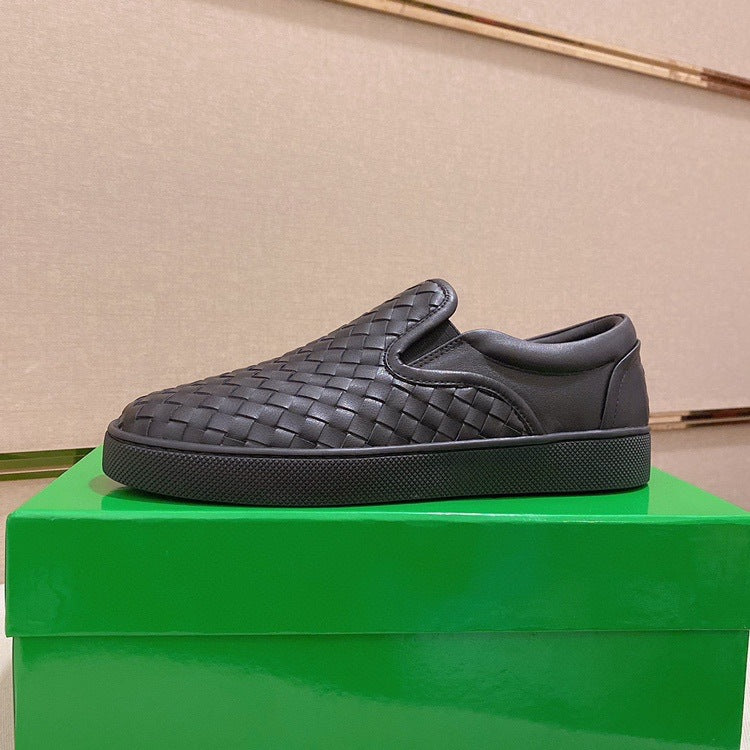 Leather Slip-On Loafers