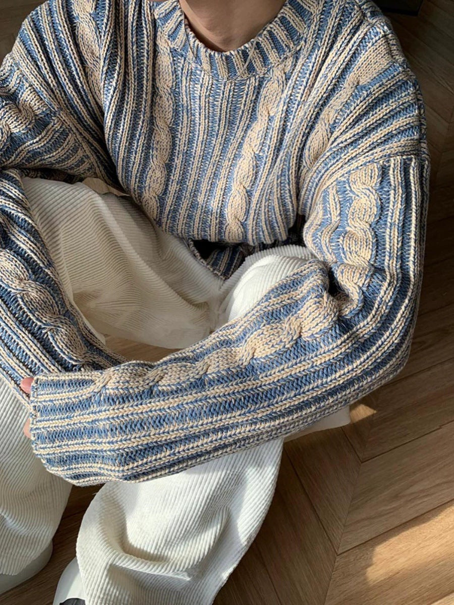 Striped Knit Sweater