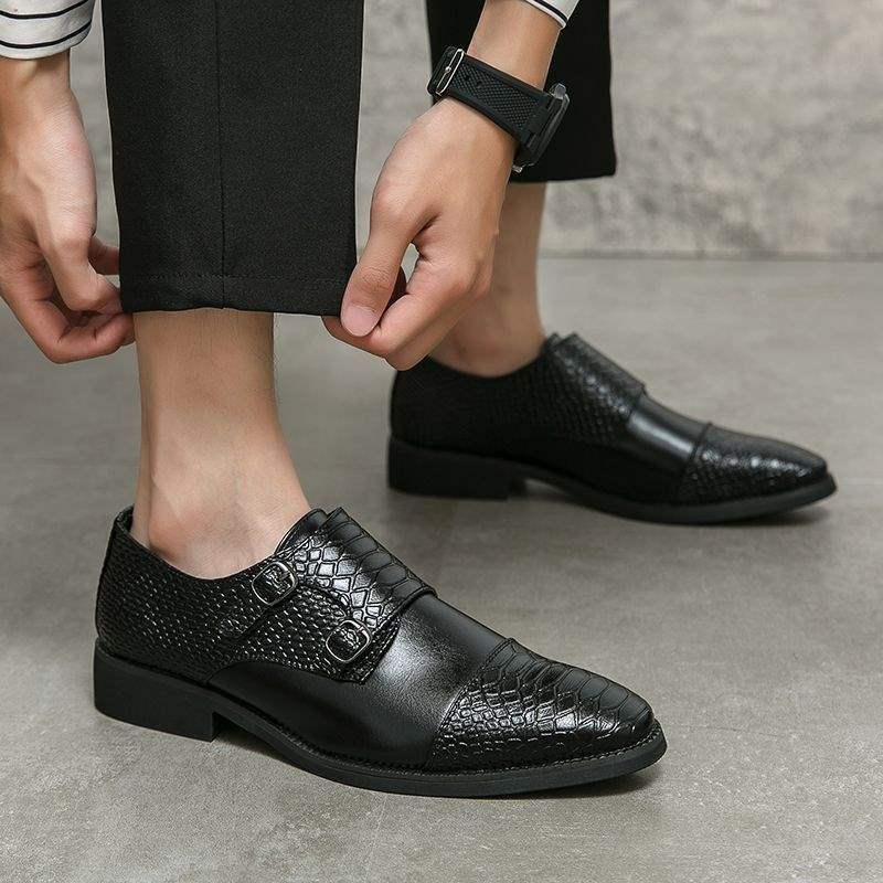 Double Buckle Dress Shoes
