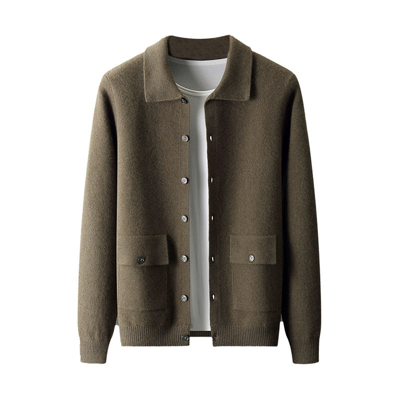 Veste zippée en laine