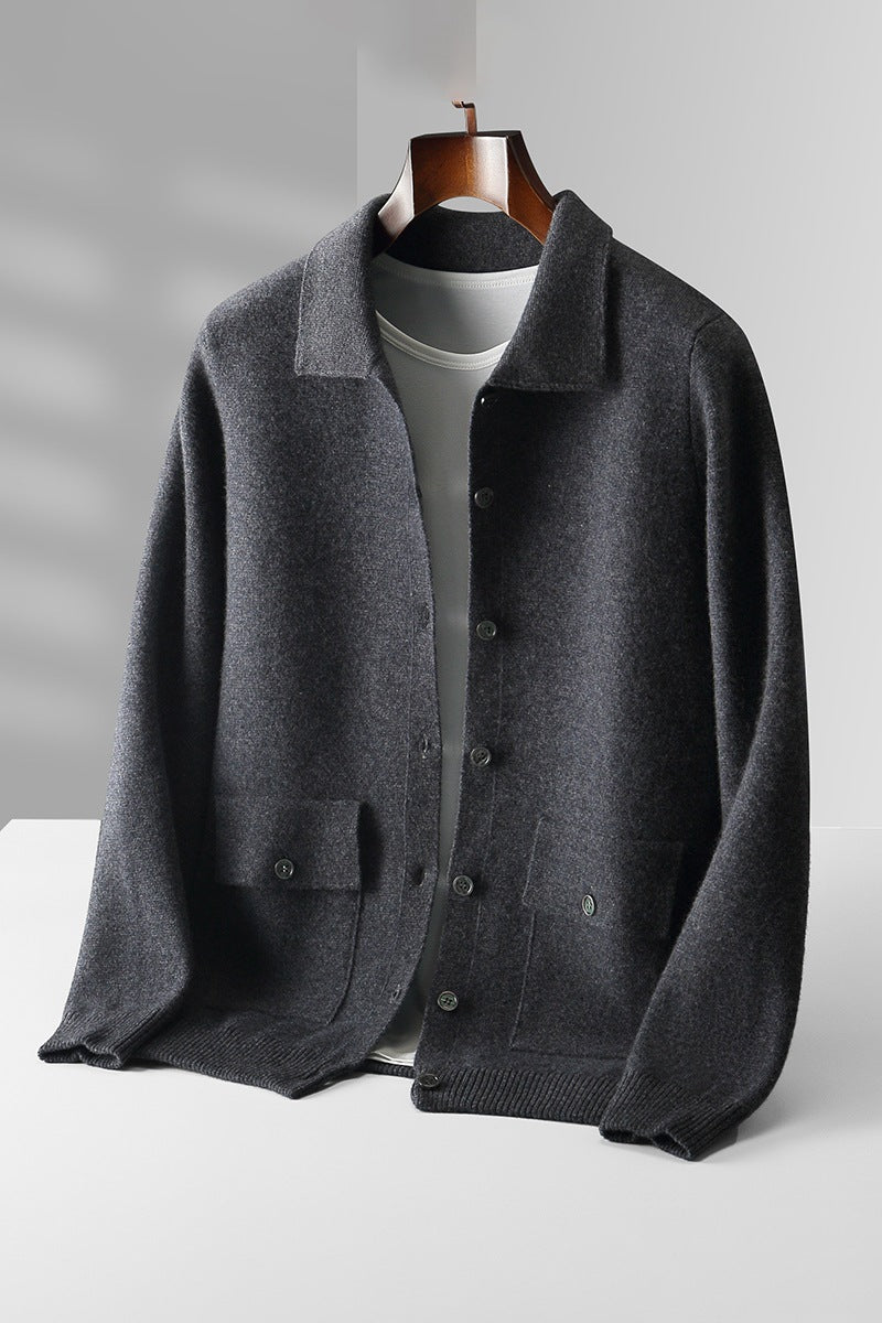 Veste zippée en laine